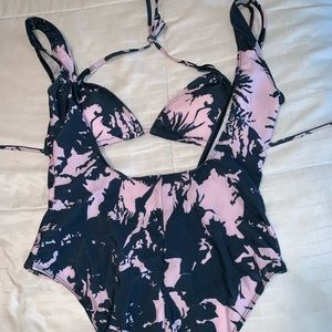 Two piece bathing suit!